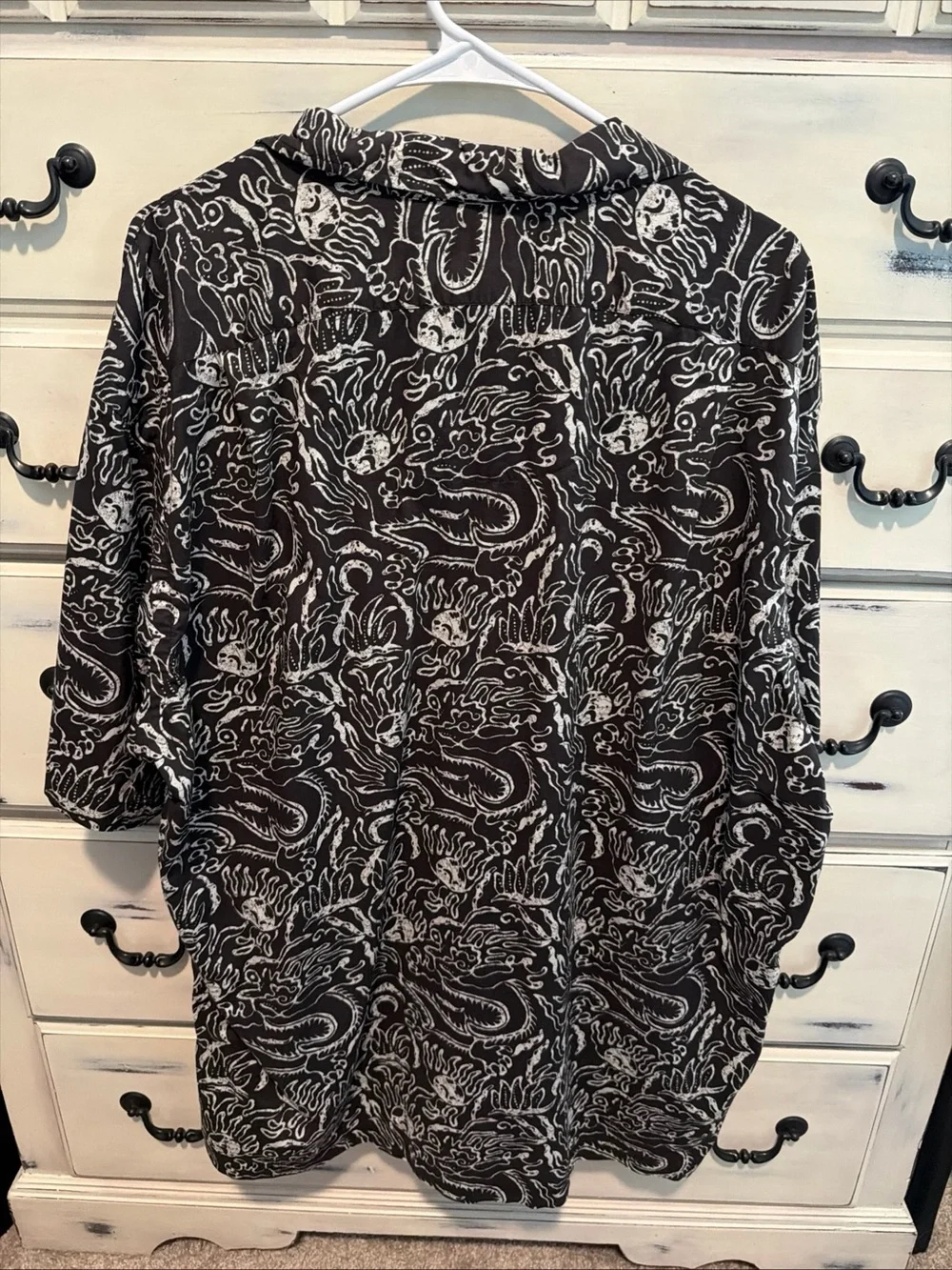 Vintage Polo Ralph Lauren Clayton Cotton Shirt XL Hawaiian Dragon